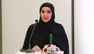 Chairperson of the National Human Rights Committee (NHRC) H E Maryam bint Abdullah Al Attiya speaking at the event.