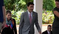 Canadian Prime Minister Justin Trudeau walks after an emergency meeting at Nusa Dua in Bali, Indonesia, on November 16, 2022. Firdia Lisnawati/Pool via REUTERS