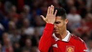 Manchester United's Cristiano Ronaldo reacts during the Europa League Group E match against Real Sociedad at the Old Trafford, Manchester, on September 8, 2022.  File Photo / Reuters

