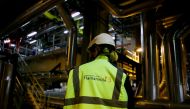File photo: An EDF worker walks in the turbine hall on the construction site of the third-generation European Pressurised Water nuclear reactor (EPR) in Flamanville, France, June 14, 2022. Reuters/Sarah Meyssonnier/File Photo