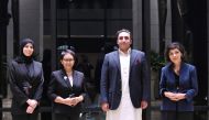 FROM LEFT: Assistant Foreign Minister H E Lolwah bint Rashid Al Khater with Minister of Foreign Affairs of Indonesia H E Retno Lestari Priansari Marsudi; Minister of Foreign Affairs of Pakistan H E Bilawal Bhutto Zardari; and the US Special Envoy for Afghan Women, Girls, and Human Rights H E Rina Amiri, in Bali. 