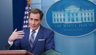 White House National Security Council Strategic Communications Coordinator John Kirby speaks during a press briefing at the White House in Washington, US, November 28, 2022. File Photo / Reuters