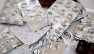 Used blister packets that contained medicines, tablets and pills are seen in this picture illustration taken June 30, 2018. (REUTERS/Russell Boyce)