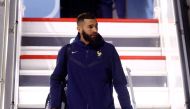 France's Karim Benzema arrives in Doha for the FIFA World Cup Qatar on November 16, 2022. (REUTERS/Hannah Mckay)