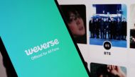 The logo of Weverse is seen in this illustration taken on December 21, 2022. REUTERS/Kim Hong-Ji/Illustration