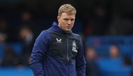 Newcastle United manager Eddie Howe during the Premier League match between Chelsea and Newcastle United at Stamford Bridge, London, on March 13, 2022.  File Photo / Reuters