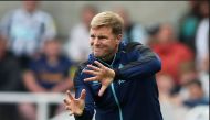 Newcastle United manager Eddie Howe reacts during the English Premier League match against Crystal Palace at St James' Park, Newcastle, Britain on September 3, 2022. File Photo / Reuters
