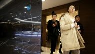 Chinese tourists shop at a Lotte duty free shop in central Seoul, South Korea, February 2, 2016. REUTERS/Kim Hong-Ji/File Photo