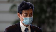 File Photo: Japan's Minister of Economy, Trade and Industry Yasutoshi Nishimura arrives at Prime Minister Fumio Kishida's official residence in Tokyo, Japan, August 10, 2022. (REUTERS/Issei Kato)
