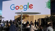 Attendees visit the Google booth at CES 2023 at the Las Vegas Convention Center on January 06, 2023 in Las Vegas, Nevada. Alex Wong/Getty Images/AFP 