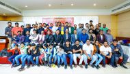Participants during a cultural activity organised by Central Indian Association Qatar group.