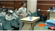 Mohammad-Mehdi Karami speaks in a courtroom before being executed by hanging, along with Seyyed Mohammad Hosseini, for allegedly killing a member of the security forces in Tehran, Iran December 2022 in this still image obtained from a video by WANA (West Asia News Agency)/Handout via Reuters
