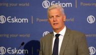 Andre de Ruyter, Group Chief Executive of state-owned power utility Eskom speaks during a media briefing in Johannesburg, South Africa, January 31, 2020. File Photo / Reuters
