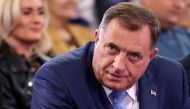 File Photo: Milorad Dodik of the Alliance of Independent Social Democrats attends a pre-election rally in Gradiska, Bosnia and Herzegovina, September 28, 2022. (REUTERS/Dado Ruvic)