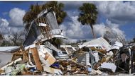 Hurricane Ian, which ravaged Florida in September, caused nearly $123 billion in damage, according to an NOAA report. (Eva Marie UZCATEGUI / AFP)
