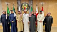 Director of Human Rights Department in the Ministry of Foreign Affairs Dr. Turki bin Abdullah Al Mahmoud with other GCC officials during the meeting.
