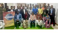 Members of CARE Toastmasters Club during the launch ceremony. 
