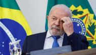 Brazil's President Luiz Inacio Lula da Silva attends a meeting with parliamentarians at Planalto Palace in Brasilia, Brazil on January 11, 2023. REUTERS/Adriano Machado
