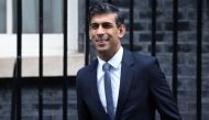 British Prime Minister Rishi Sunak leaves 10 Downing Street to attend Prime Minister's Questions in the Houses of Parliament in London, Britain, November, on December 14, 2022. File Photo / Reuters
