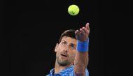 January 17, 2023 Serbia's Novak Djokovic in action during his first round match against Spain's Roberto Carballes Baena REUTERS/Loren Elliott