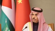 Saudi Minister of Foreign Affairs Prince Faisal bin Farhan Al-Saud attends a news conference at the Arab Gulf Summit in Riyadh, Saudi Arabia, on December 9, 2022. File Photo / Reuters
