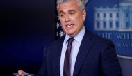 File Photo: White House COVID-19 Response Coordinator Jeff Zients delivers remarks during a press briefing at the White House in Washington, US, April 13, 2021. (REUTERS/Tom Brenner)