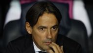 Soccer Football - Champions League - Group C - FC Barcelona v Inter Milan - Camp Nou, Barcelona, Spain - October 12, 2022 Inter Milan coach Simone Inzaghi before the match. File Photo: Reuters/Albert Gea
