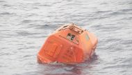 A life boat drifts at sea near the site of a cargo ship that sank off southwestern Japan in this handout image released on January 25, 2023. Courtesy of 7th Regional Coast Guard Headquarters - Japan Coast Guard/Handout via REUTERS