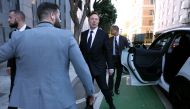 Tesla CEO Elon Musk leaves the Phillip Burton Federal Building on January 24, 2023 in San Francisco, California. Justin Sullivan/Getty Images/AFP