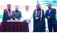 Minister of Labour H E Ali bin Smaikh Al Marri and Ambassador of India H E Dr. Deepak Mittal cutting a cake to mark the 74th Republic Day of India. Chairman of Qatar Tourism and Qatar Airways Group Chief Executive, H E Akbar Al Baker; Director of Protocol at the Ministry of Foreign Affairs, H E Ambassador Ibrahim Fakhro; and Dean of the Diplomatic Corps H E Ambassador Ali Ibrahim Ahmed are also seen at the ceremony. Pic: Rajan Vadakkemuriyil