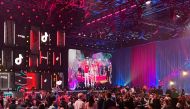 People attend the TikTok Awards ceremony in Mexico City on January 31, 2023. - And the winner is... a 16-year-old Colombian boy who tells his life in the countryside on TikTok and Instagram, who was awarded during a ceremony in Mexico to distinguish the best influencers. (Photo by Carlo ECHEGOYEN / AFP)