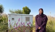 Shaikha Al-Thani, a sophomore at Qatar Foundation partner university Virginia Commonwealth University School of the Arts.

