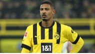 Borussia Dortmund forward Sebastien Haller.  AFP