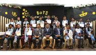 Winners of the Special Awards with Principal Shaik Shamim Saheb and Head of Sections.
