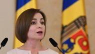 Moldovan President Maia Sandu speaks at a press conference on July 29, 2022.  File photo / AFP 
