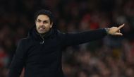 Arsenal manager Mikel Arteta was angered by the manner of Brentford's equaliser in a 1-1 draw on Saturday.  AFP