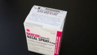 File photo: A box of NARCAN nasal spray is photographed at an outpatient treatment center in Indiana, Pennsylvania, U.S. on August 9, 2017. REUTERS/Adrees Latif