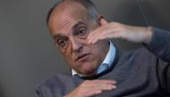 La Liga president Javier Tebas.  File photo / AFP