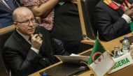 Algeria's Prime Minister Aymen Benabderrahmane looks on during the 36th Ordinary Session of the Assembly of the African Union (AU) at the Africa Union headquarters in Addis Ababa on February 18, 2023. (Photo by Amanuel Sileshi / AFP)