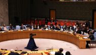 The UN Security Council held a meeting after the launch of two ballistic missiles into waters off the east coast of the Korean Peninsula early Monday by North Korea and a warning from Kim Yo-jong, the sister of leader Kim Jong Un, of the firing of more missiles if the U.S. and South Korea do not halt military drills. The launches comes two days after the launch of an intercontinental ballistic missile (ICBM) into the sea off Japan west coast that prompted air exercises by the U.S. and South Korea. Michael M. Santiago/Getty Images/AFP (Photo by Michael M. Santiago / GETTY IMAGES NORTH AMERICA / Getty Images via AFP)
 