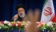 Iranian President Ebrahim Raisi fields a question during a press conference in New York on 22 September, 2022.  (File photo / AFP)
