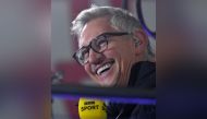 In this file photo taken on January 9, 2021 BBC presenter Gary Lineker smiles during the build-up for the English FA Cup third round football match between Arsenal and Newcastle United at the Emirates Stadium in London. (Photo by Glyn KIRK / AFP) 