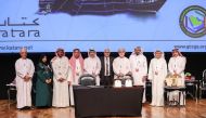 Officials and speakers during the last day of the conference held at Katara.