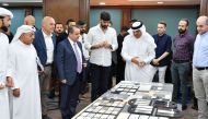 Qatar Chamber officials with the Turkish trade delegation in Doha.
