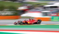 File Photo: Ferrari's Charles Leclerc in action at Austrian Grand Prix, July 10, 2022. (REUTERS/Florion Goga)