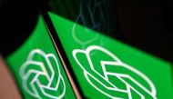 This illustration picture shows the ChatGPT logo displayed on a smartphone in Washington, DC, on March 15, 2023.  (Photo by OLIVIER DOULIERY / AFP)
