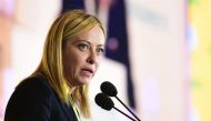  Italian Prime Minister Giorgia Meloni.  AFP