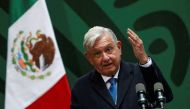 File Photo: Mexico's President Andres Manuel Lopez Obrador speaks during a news conference at the Old City Hall (Antiguo Palacio del Ayuntamiento), in Mexico City, Mexico January 20, 2023. (REUTERS/Henry Romero)