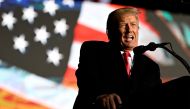 File Photo: Former US President Donald Trump speaks at a rally to support Republican candidates ahead of midterm elections, in Dayton, Ohio, US, November 7, 2022. (REUTERS/Gaelen Morse)