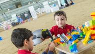 A file photo of children taking part in the World Autism Awareness Day activities.